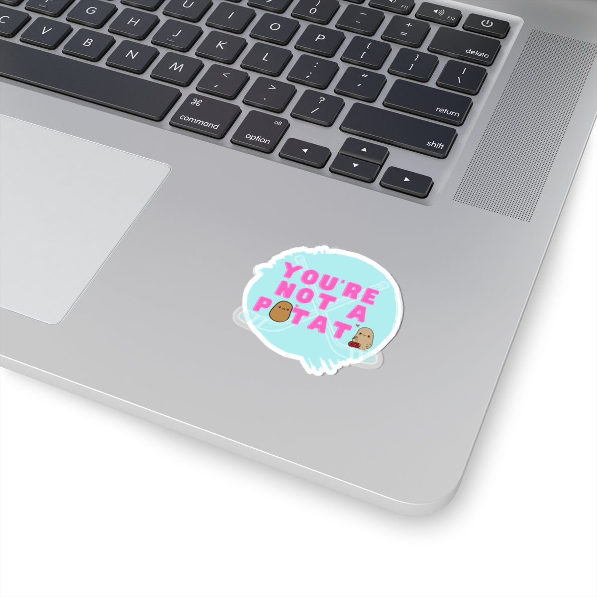 Copy of You're Not a Potato Hockey Sticks Sticker