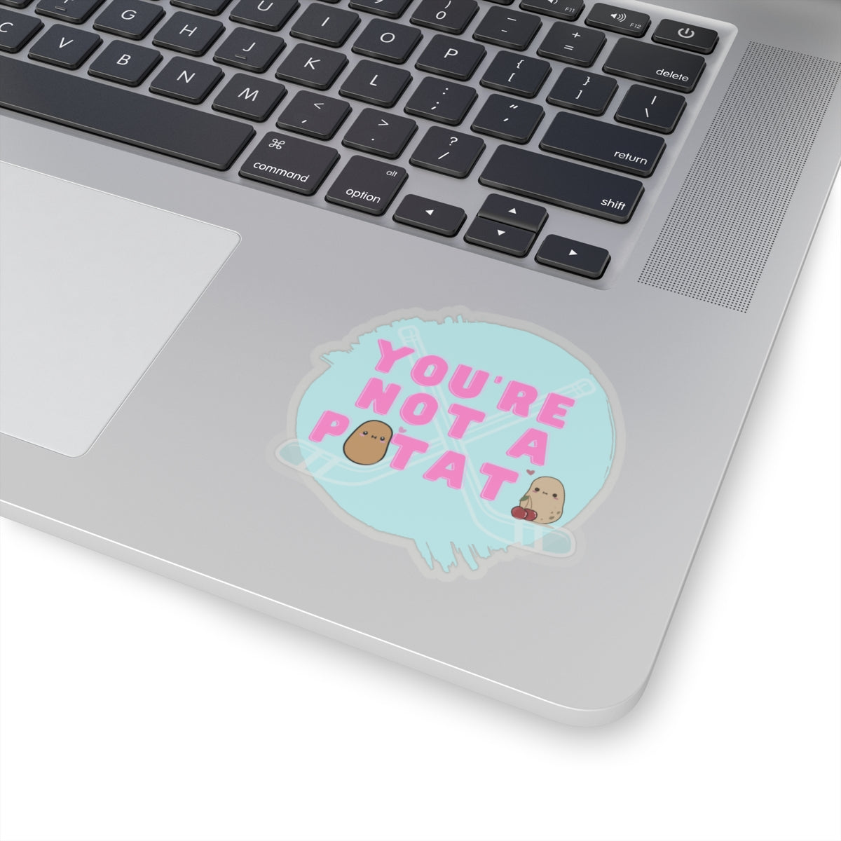 Copy of You're Not a Potato Hockey Sticks Sticker