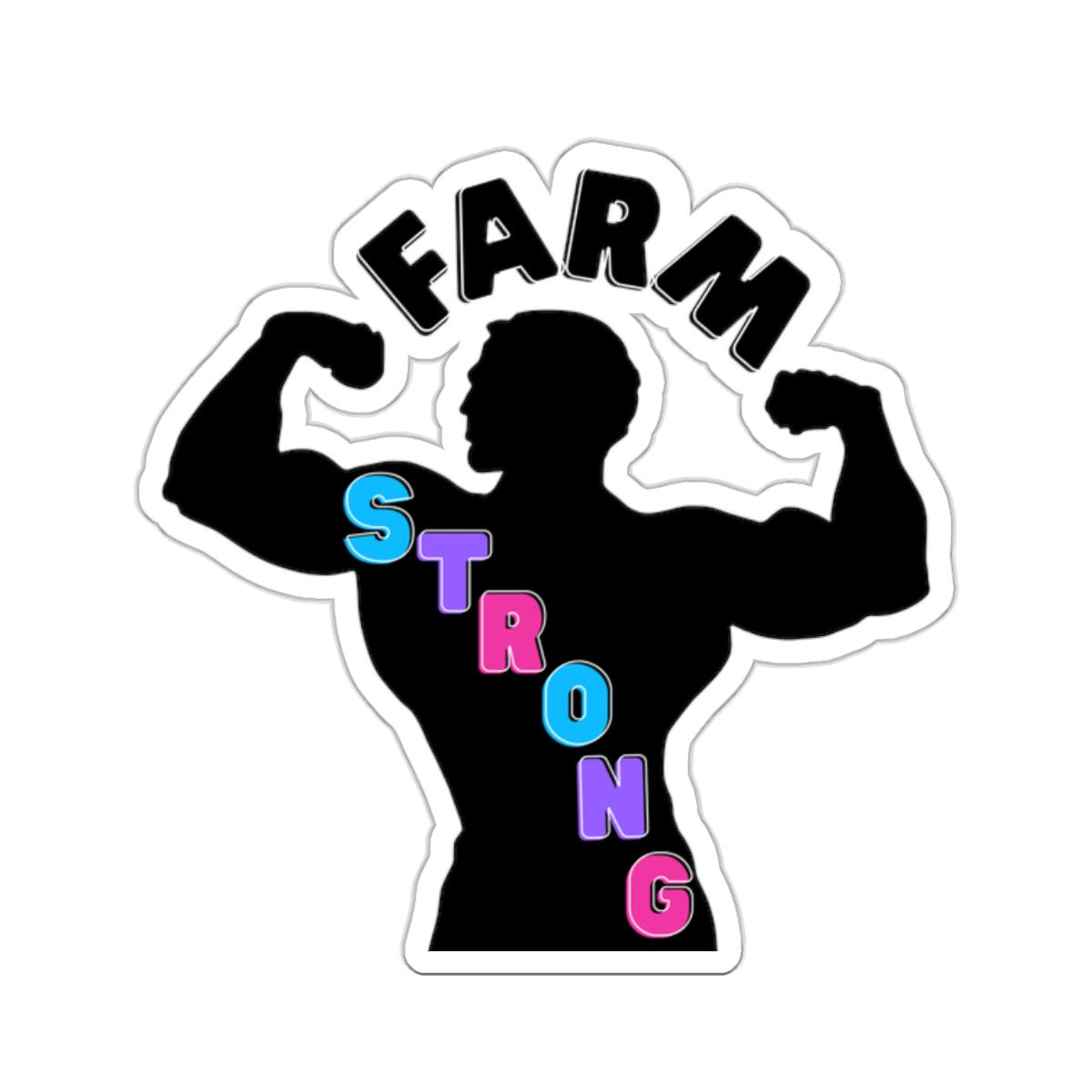 Farm Strong Sticker