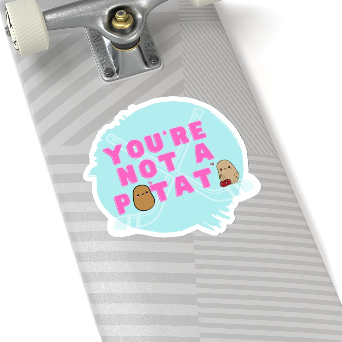 Copy of You're Not a Potato Hockey Sticks Sticker