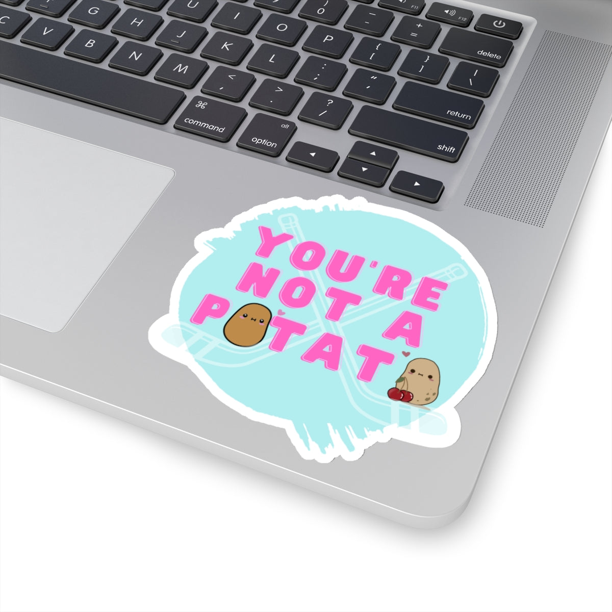 Copy of You're Not a Potato Hockey Sticks Sticker