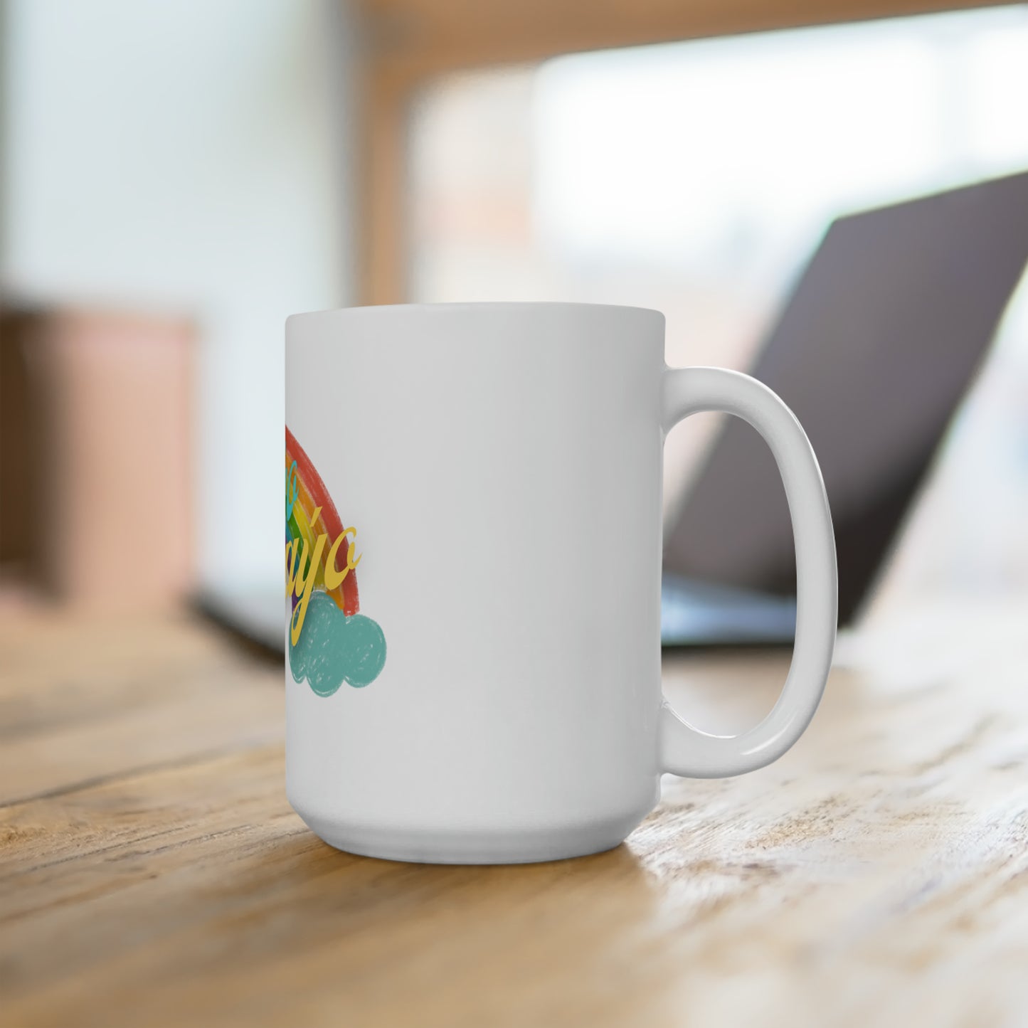 Hey'o, I'm Gay'o Ceramic Mug 15oz