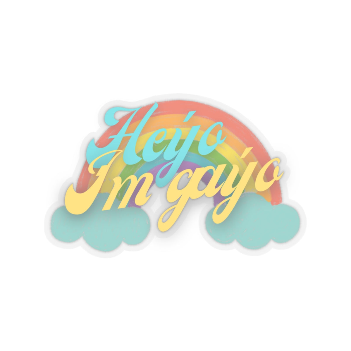 Hey'O I'm Gay'O Sticker